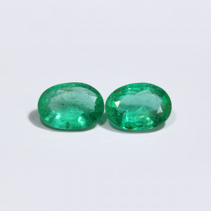 Zambian Emerald / Panna 6X8 MM Oval Pair